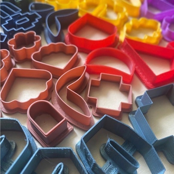 Polymer Clay Cutters- B Grade GRAB BAG 15 random cutters pottery ceramics stamps - Picture 5 of 14